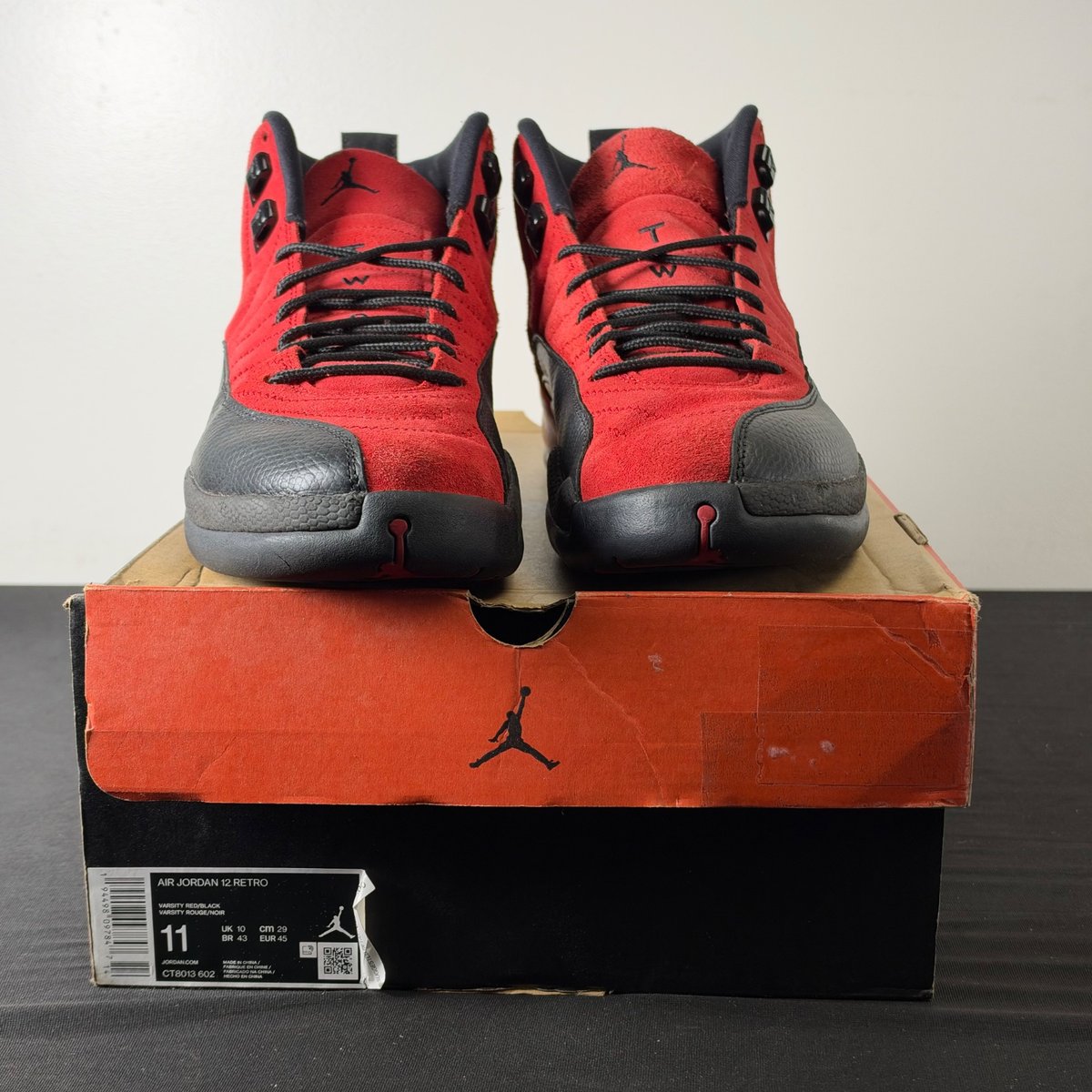 Jordan 12 Retro Reverse Flu Game (Size 11) - aux