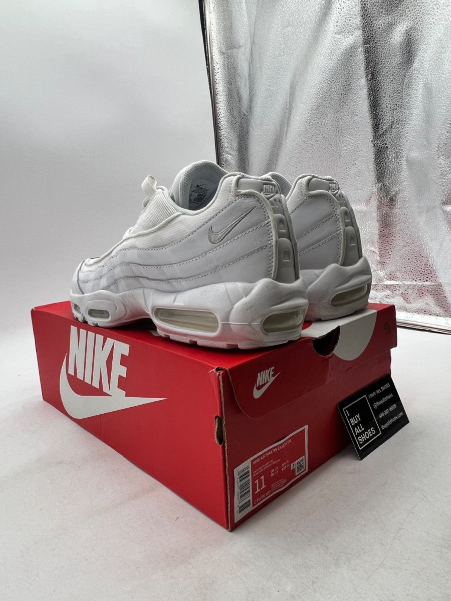 Nike Air Max 95 Essential White Grey Fog 11 (Lightly Worn Pre-Owned) - Image 4