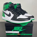 Jordan 1 Retro High OG Lucky Green 13 (Moderately Worn Pre-Owned)JordanBlack/Lucky Green-White - Image 1