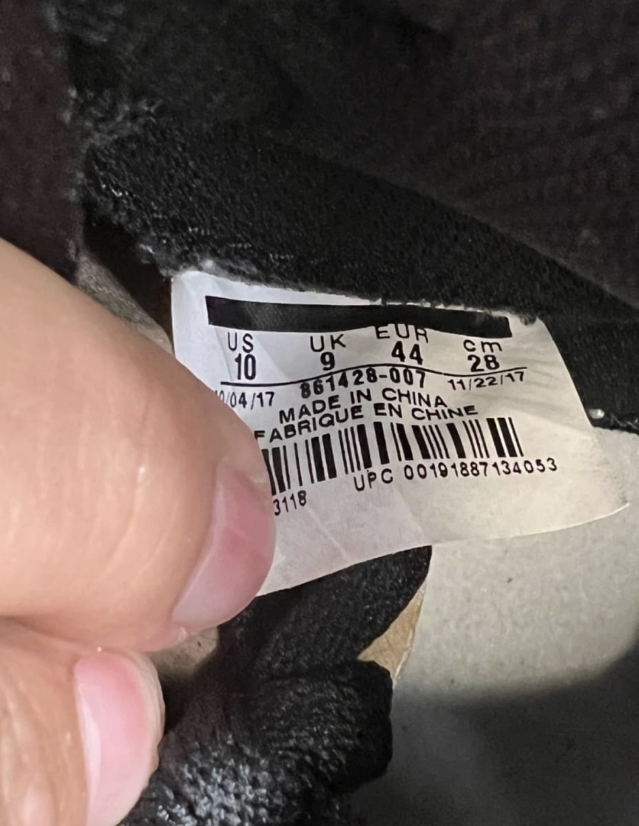 Jordan 1 Retro High NRG Patent Gold Toe 10 (Moderately Worn Pre-Owned)JordanBlack/Metallic Gold-Summit White - Image 9