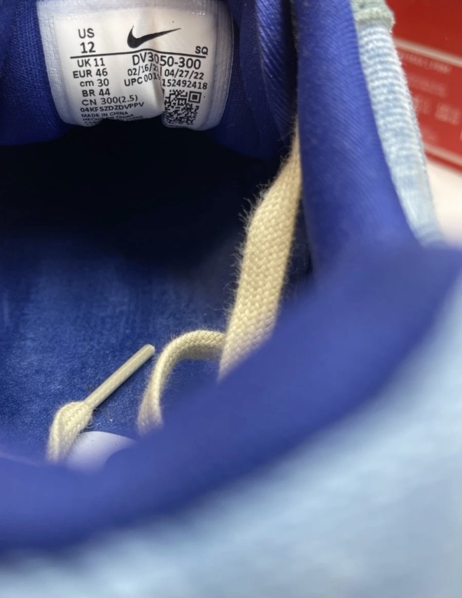 Nike Air Max 1 PRM Dirty Denim 12 (Lightly Worn Pre-Owned)NikeMineral Slate/Deep Royal Blue-Lemon Wash - Image 8
