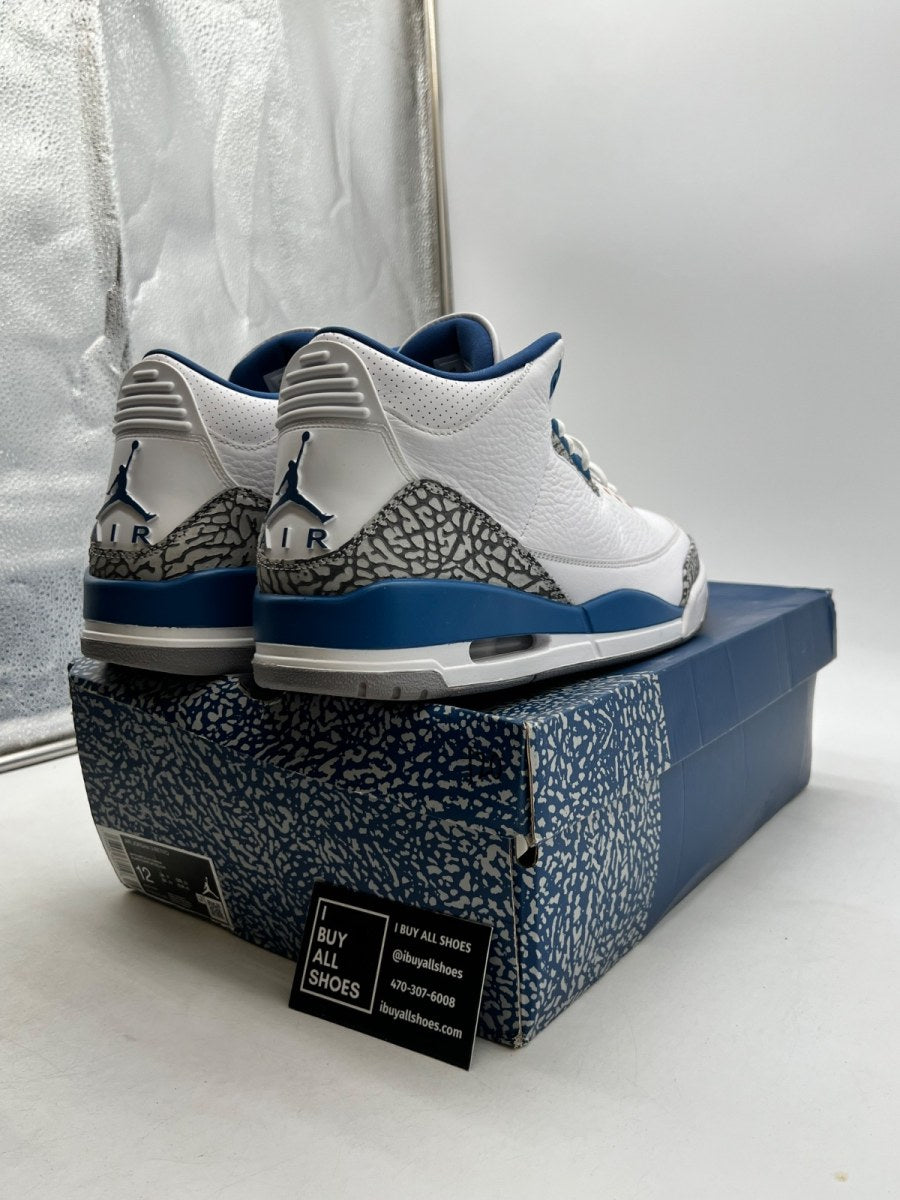 Jordan 3 Retro Wizards 12 (Moderately Worn Pre-Owned) - Image 5