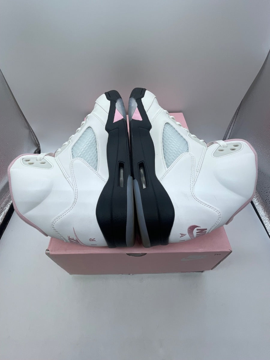 Jordan 5 Retro Medium Soft Pink 11.5 (Moderately Worn Pre-Owned)JordanWhite/Medium Soft Pink/Black - Image 6