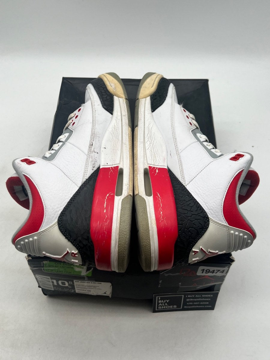 Jordan 3 Retro Fire Red (2013) 10.5 (Heavily Worn Pre-Owned) - Image 9