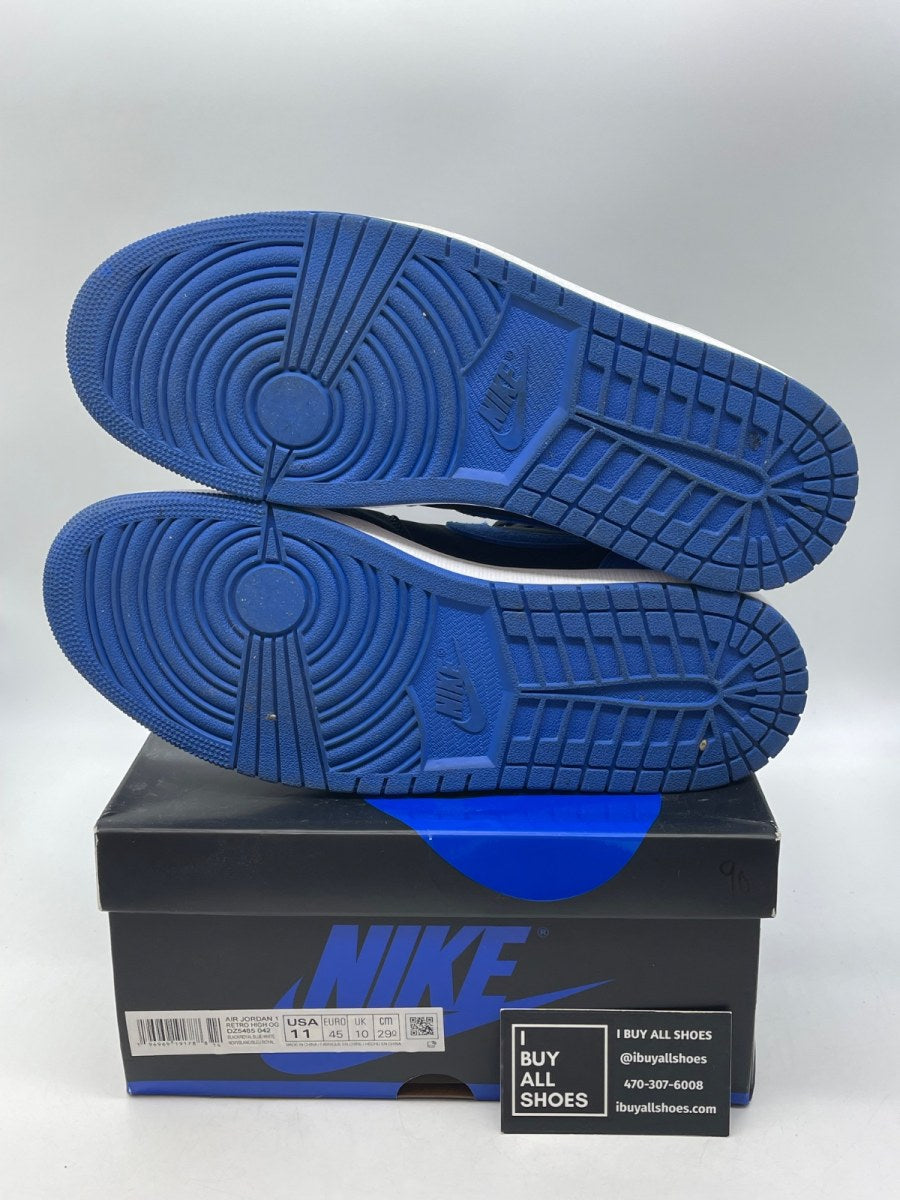 Jordan 1 Retro High OG Royal Reimagined 11 (Moderately Worn Pre-Owned) - Image 7
