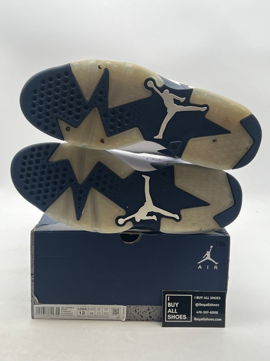 Jordan 6 Retro Midnight Navy (2022) 12 (Moderately Worn Pre-Owned) - Image 8