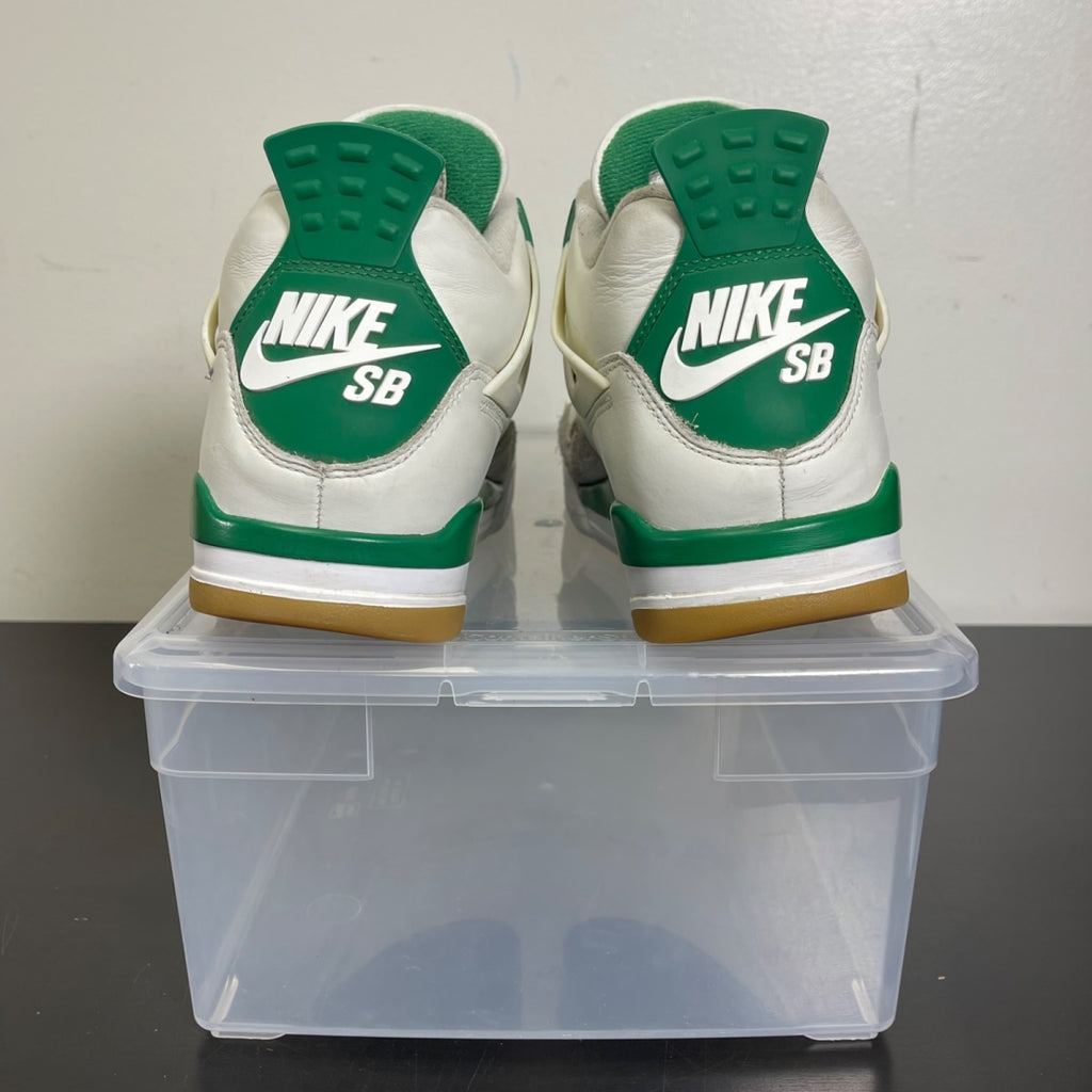 Jordan 4 Retro SB Pine Green 8 (Moderately Worn Pre-Owned)JordanSail/Pine Green/Neutral Grey/White - Image 4