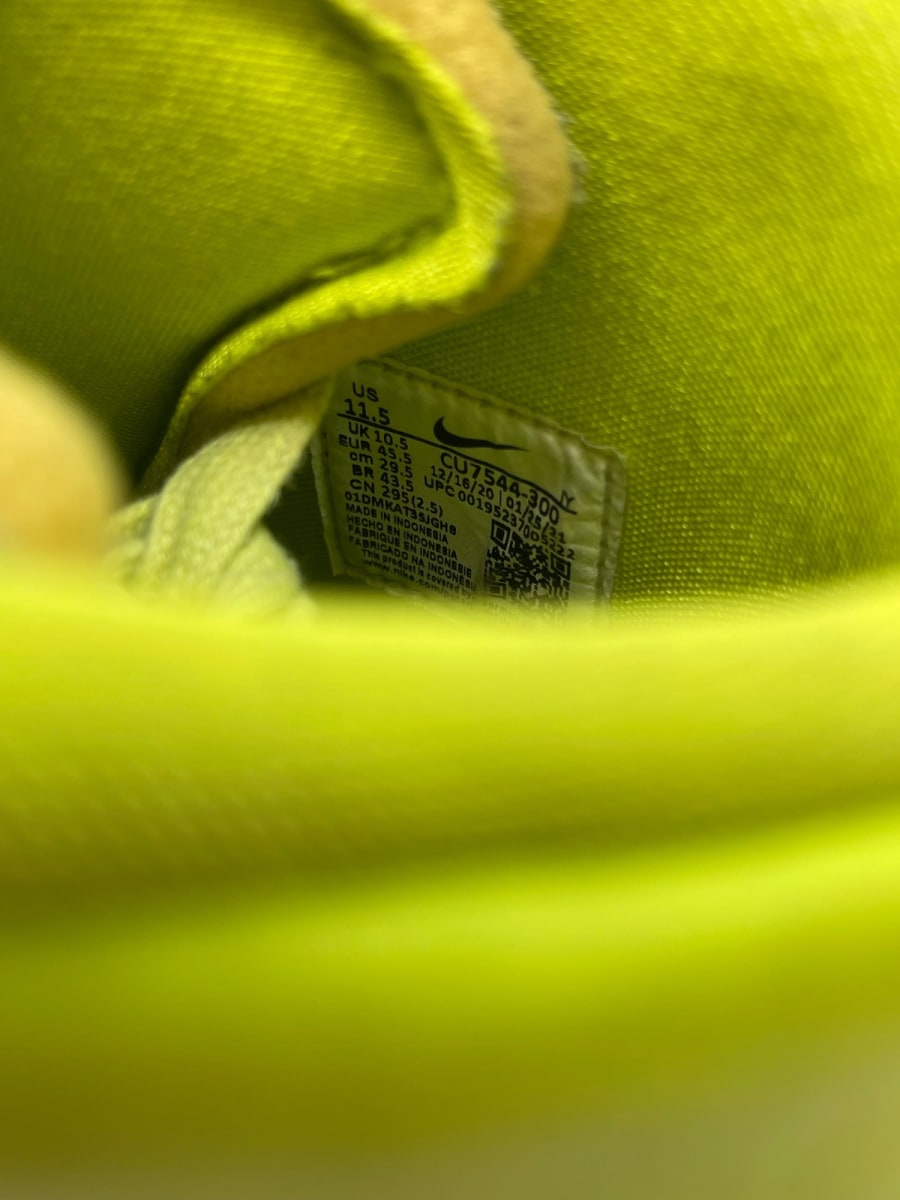 Nike Dunk High AMBUSH Flash Lime 11.5 (Moderately Worn Pre-Owned) - Image 8