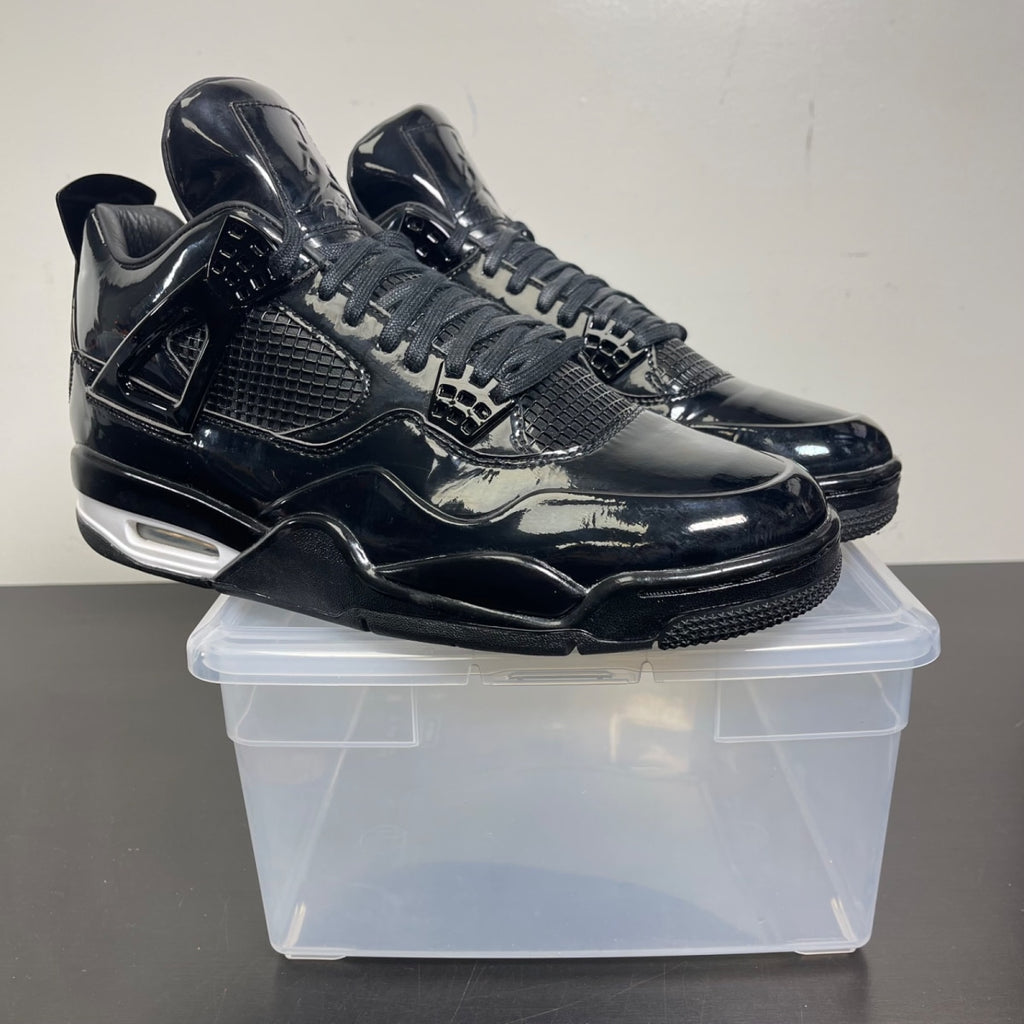Jordan 4 Retro 11Lab4 Black 11 (Moderately Worn Pre-Owned)JordanBlack/White - Image 1