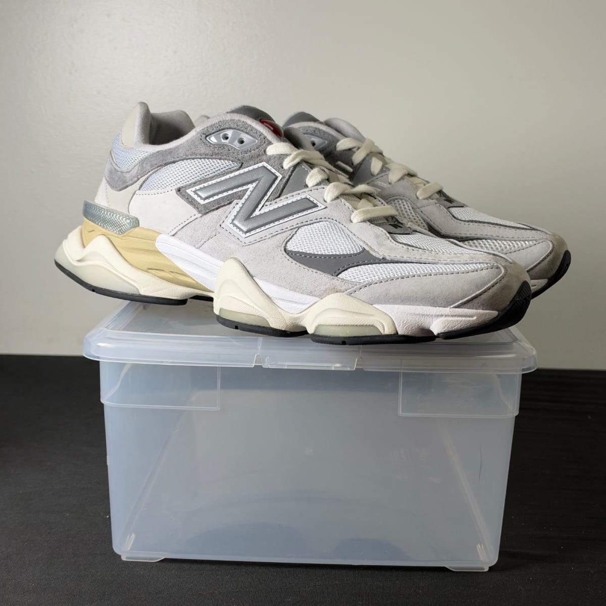 New Balance 9060 Rain Cloud Grey (Size 10) - aux