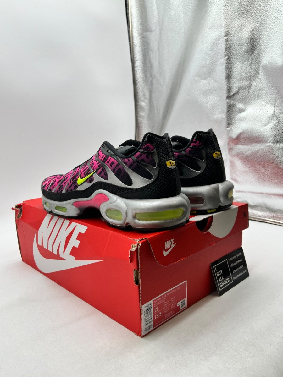 Nike Air Plus Mercurial XXV Hyper Pink and Volt 12 (Moderately Worn Pre-Owned) - Image 4