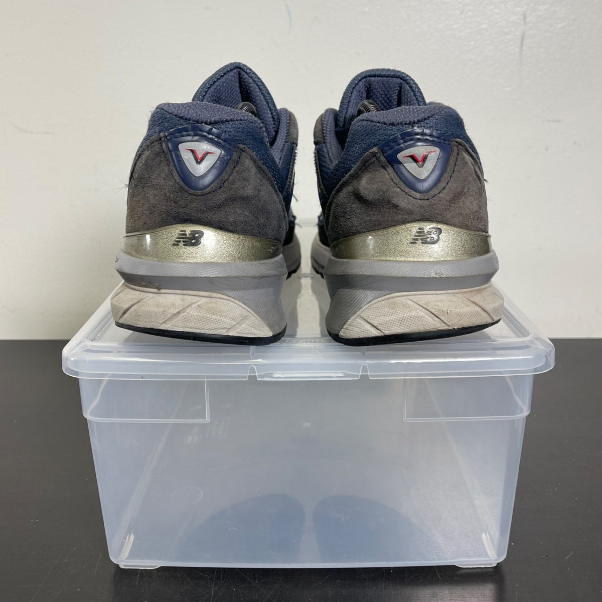 New Balance 990v5 Navy 10 (Moderately Worn Pre-Owned)New BalanceNavy/Silver - Image 4