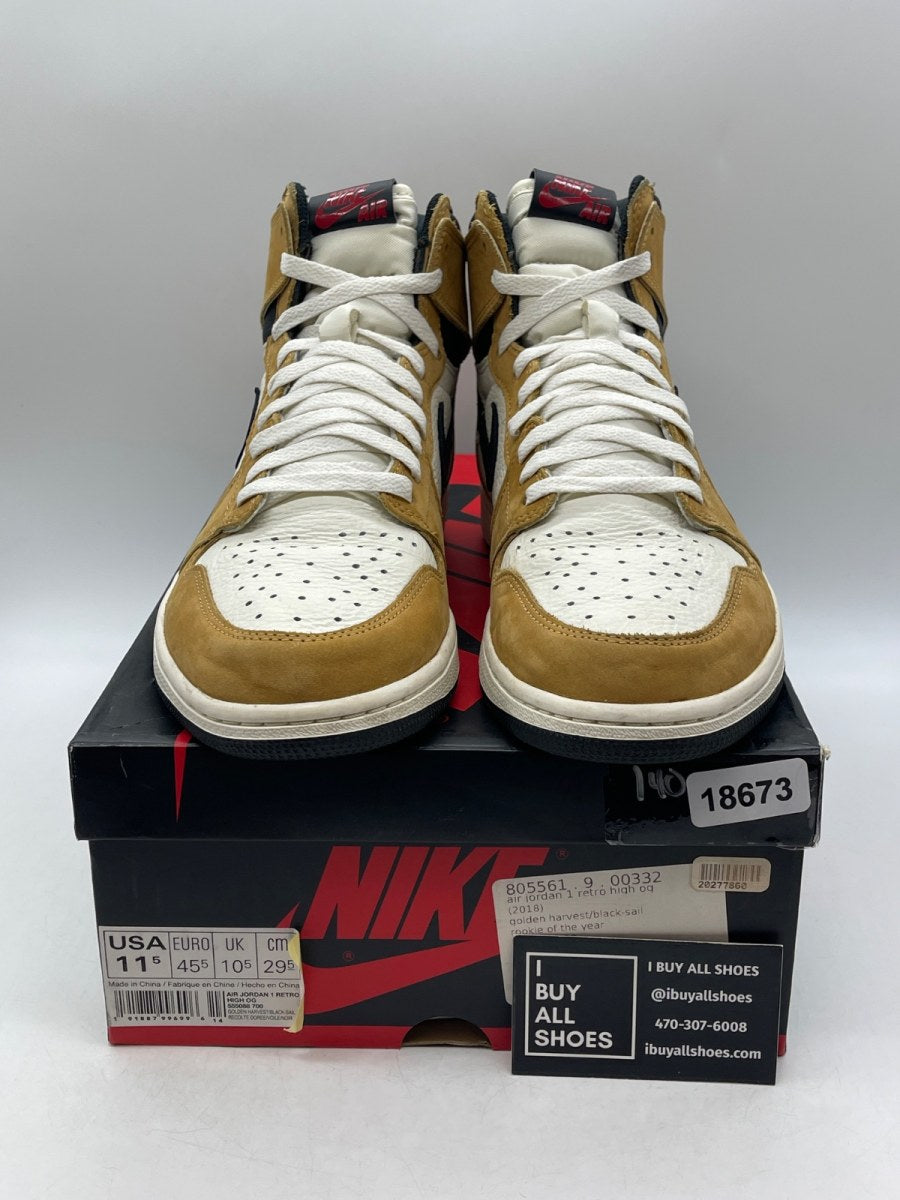 Jordan 1 Retro High Rookie of the Year 11.5 (Heavily Worn Pre-Owned) - Image 2