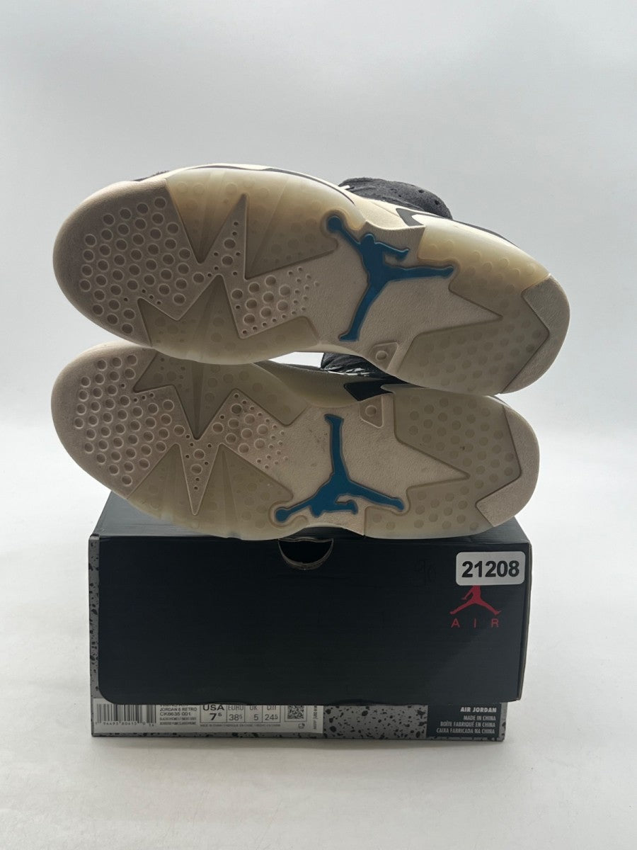 Jordan 6 Retro Tech Chrome (Women's) 7.5W (Lightly Worn Pre-Owned) - Image 8