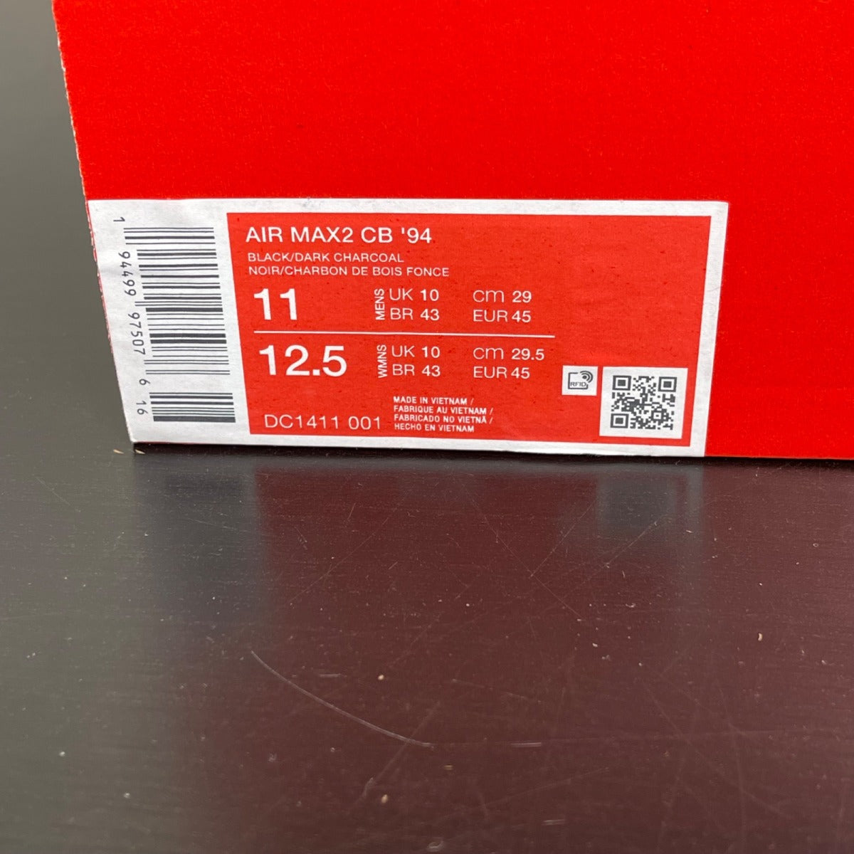 Nike Air Max 2 CB '94 Triple Black 11 (Moderately Worn Pre-Owned)NikeBlack/Black-Black - Image 6