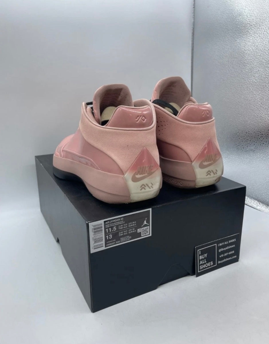Jordan 40 Dusty Rose 11.5 (Lightly Worn Pre-Owned)JordanLight Arctic Pink/Anthracite/Black - Image 5