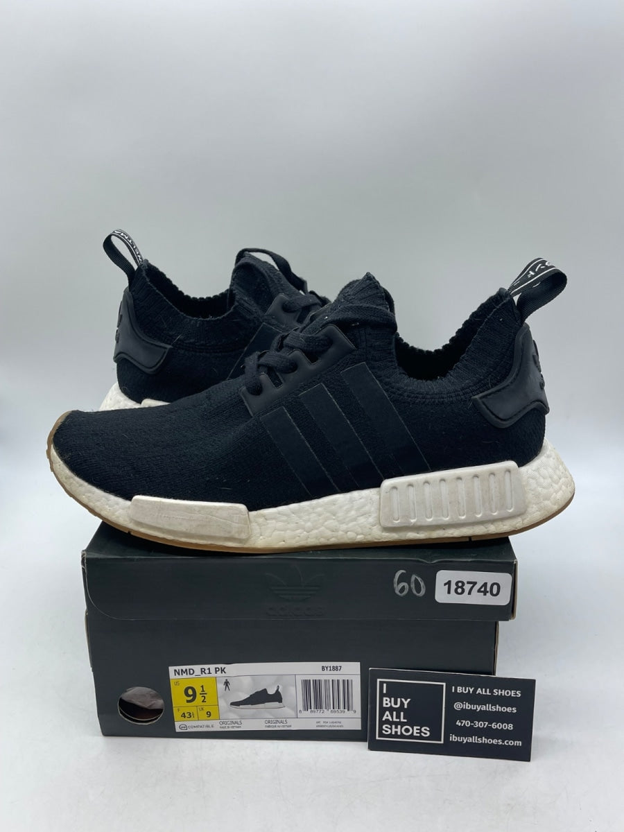 adidas NMD R1 Gum Pack Black 9.5 (Moderately Worn Pre-Owned) - Image 1
