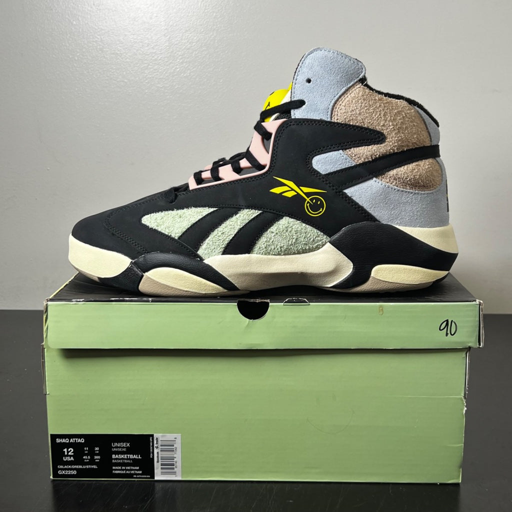 Smiley x Reebok Shaq Attaq '50th Anniversary' 12 (Lightly Worn Pre-Owned)Reebok - Image 3