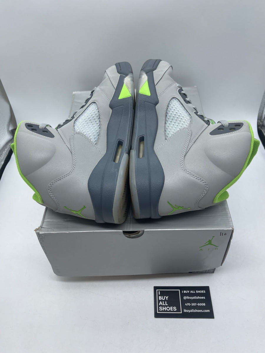Jordan 5 Retro Green Bean (2022) 11.5 (Moderately Worn Pre-Owned) - Image 6