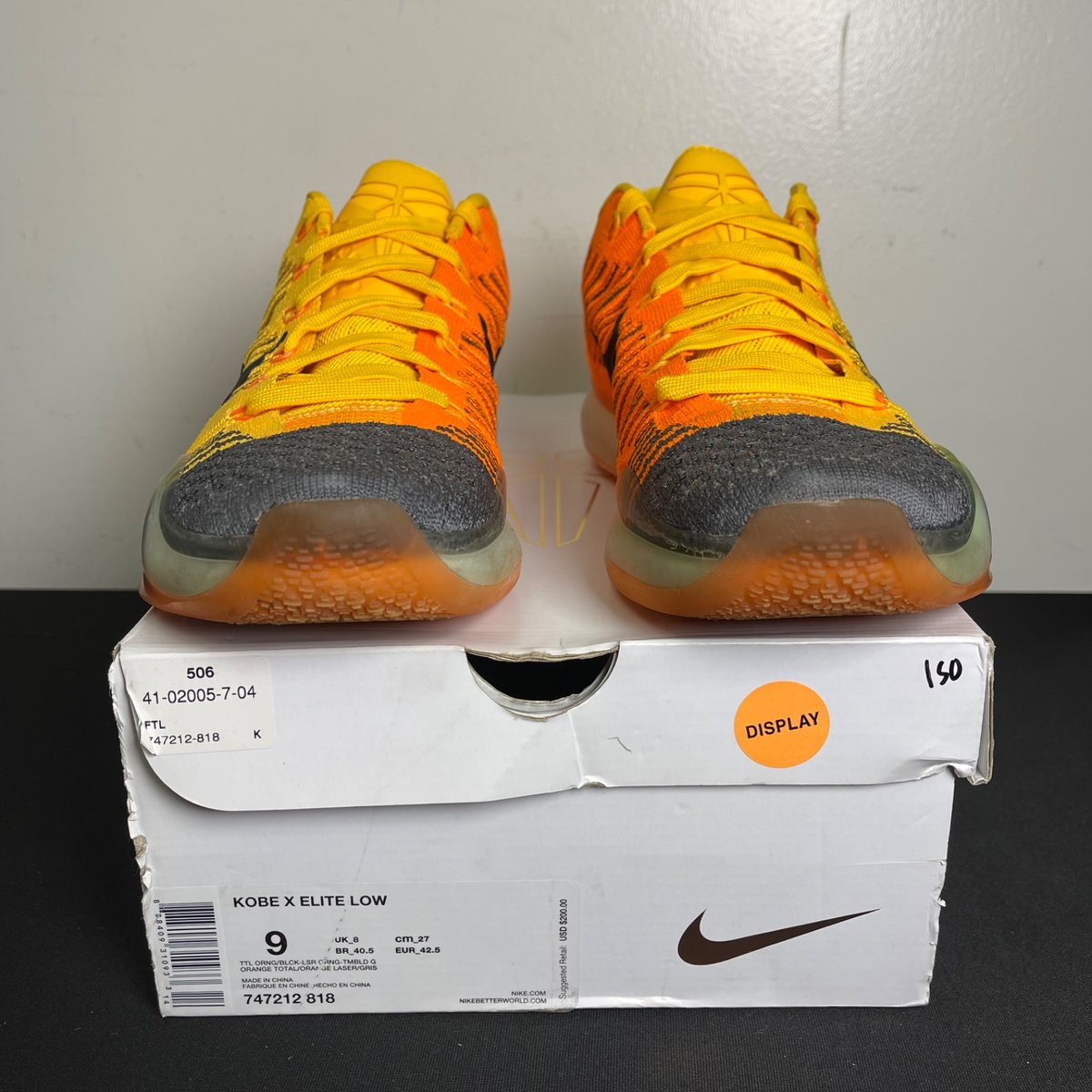 Nike Kobe 10 Elite Chester (Size 9) - aux