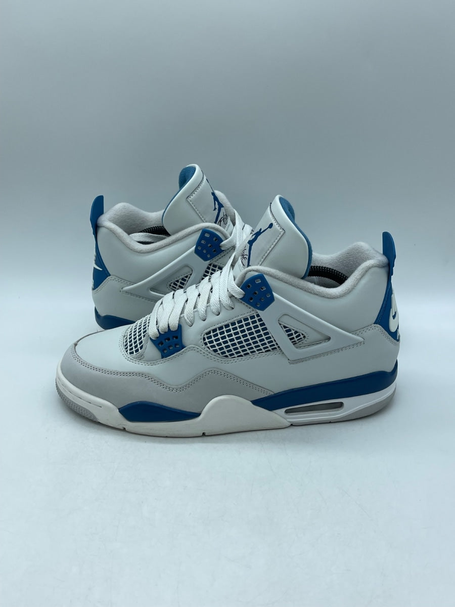 Jordan 4 Retro Military Blue (2024) 10 (Moderately Worn Pre-Owned) - Image 1