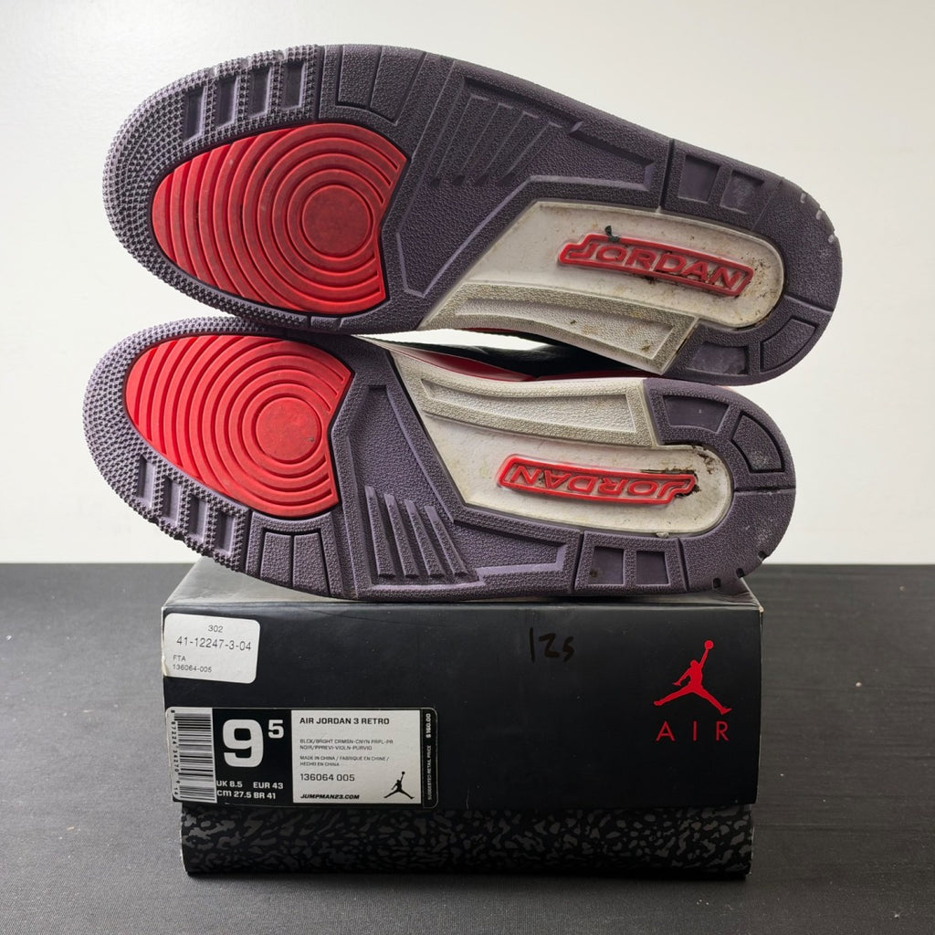 Jordan 3 Retro Crimson (Size 9.5) - Image 6