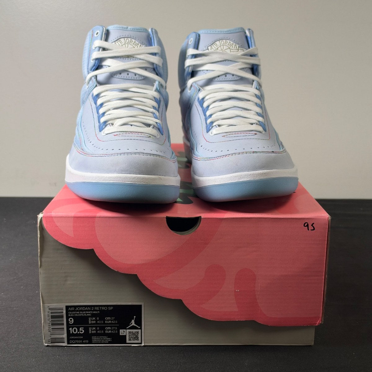 Jordan 2 Retro J Balvin (Size 9) - Image 2