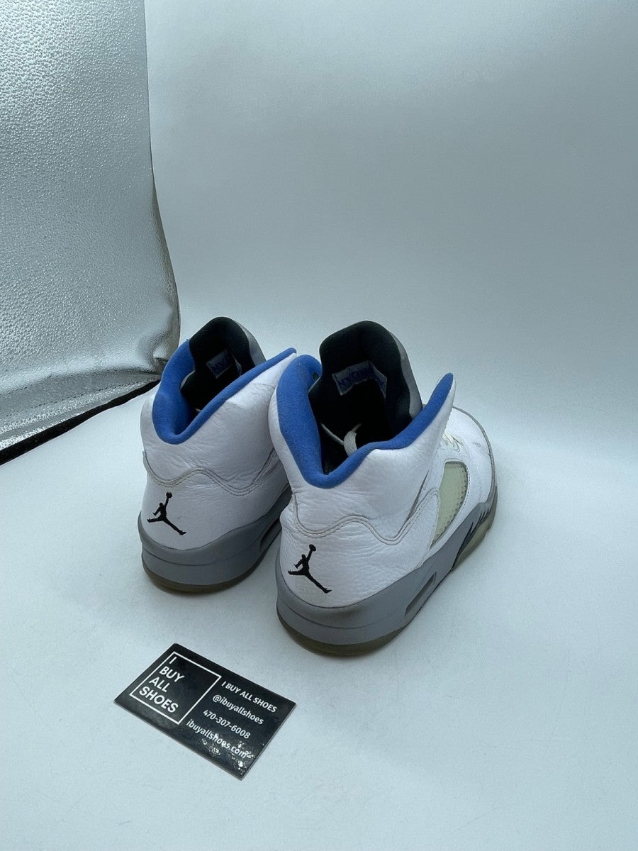 Jordan 5 Retro White Stealth (2021) 9.5 (Moderately Worn Pre-Owned) - Image 5