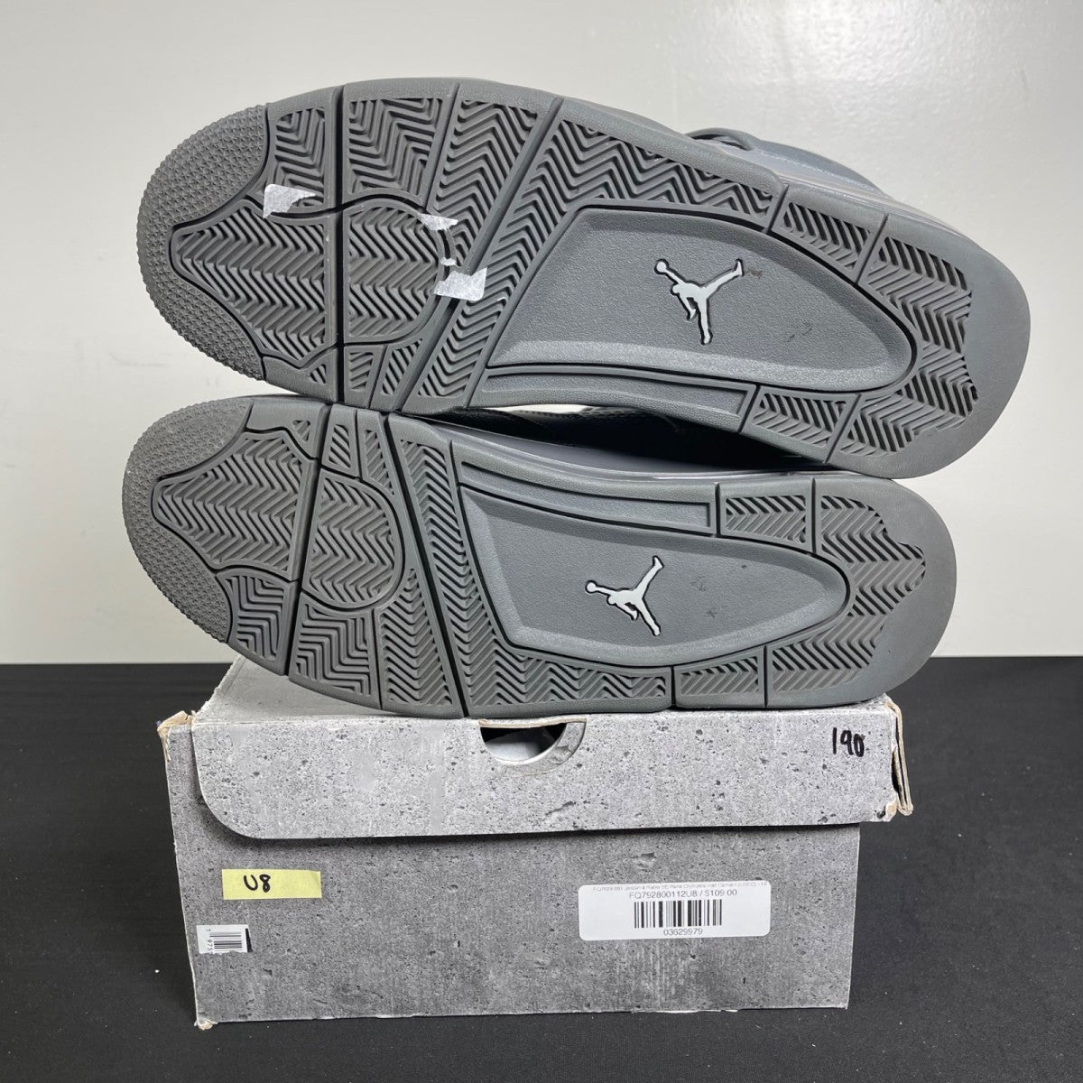 Jordan 4 Retro SE Paris Olympics Wet Cement 12 (Moderately Worn Pre-Owned)JordanSmoke Grey/Iron Grey/Cement Grey/Particle Grey - Image 5