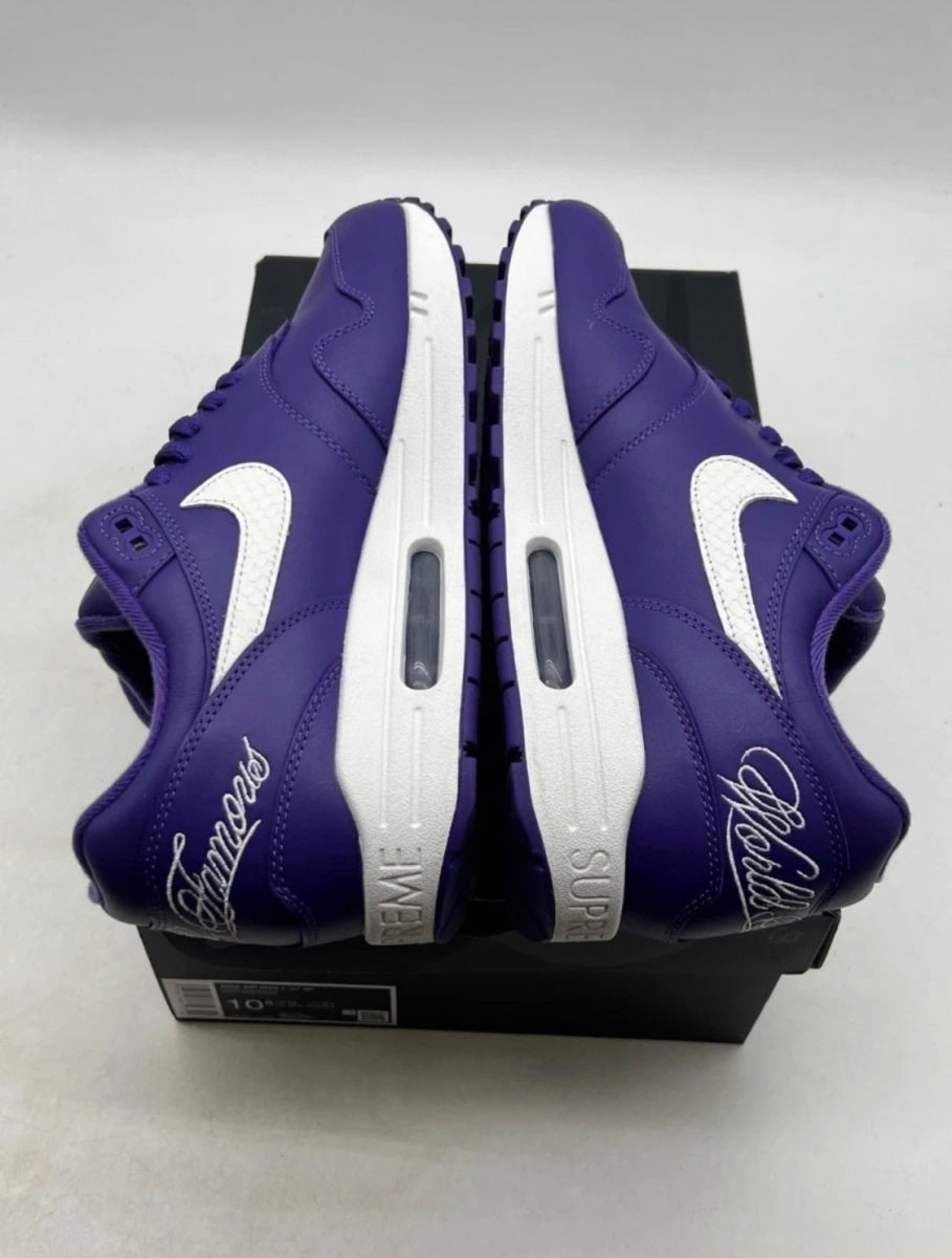Nike Air Max 1 '87 SP Supreme Varsity Purple 10.5 (Lightly Worn Pre-Owned)Nike - Image 7