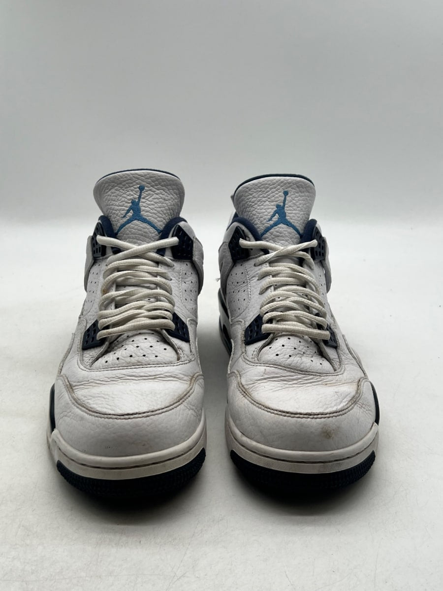Jordan 4 Retro Columbia (2015) 12 (Moderately Worn Pre-Owned)JordanWhite/Legend Blue-Midnight Navy - Image 2