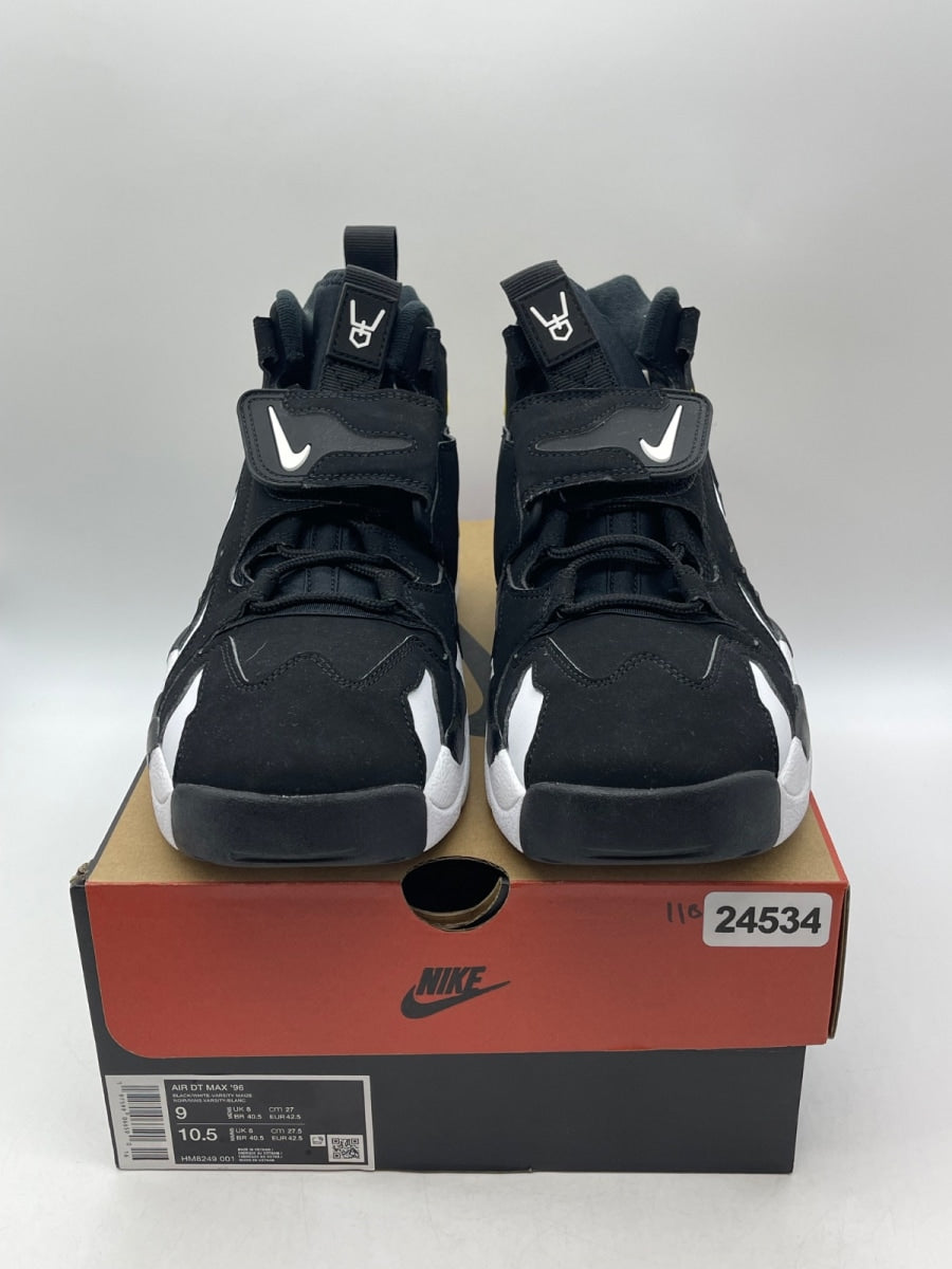Nike Air DT Max '96 Black White (2024) 9 (Moderately Worn Pre-Owned)NikeBlack/White/Varsity Maize - Image 2