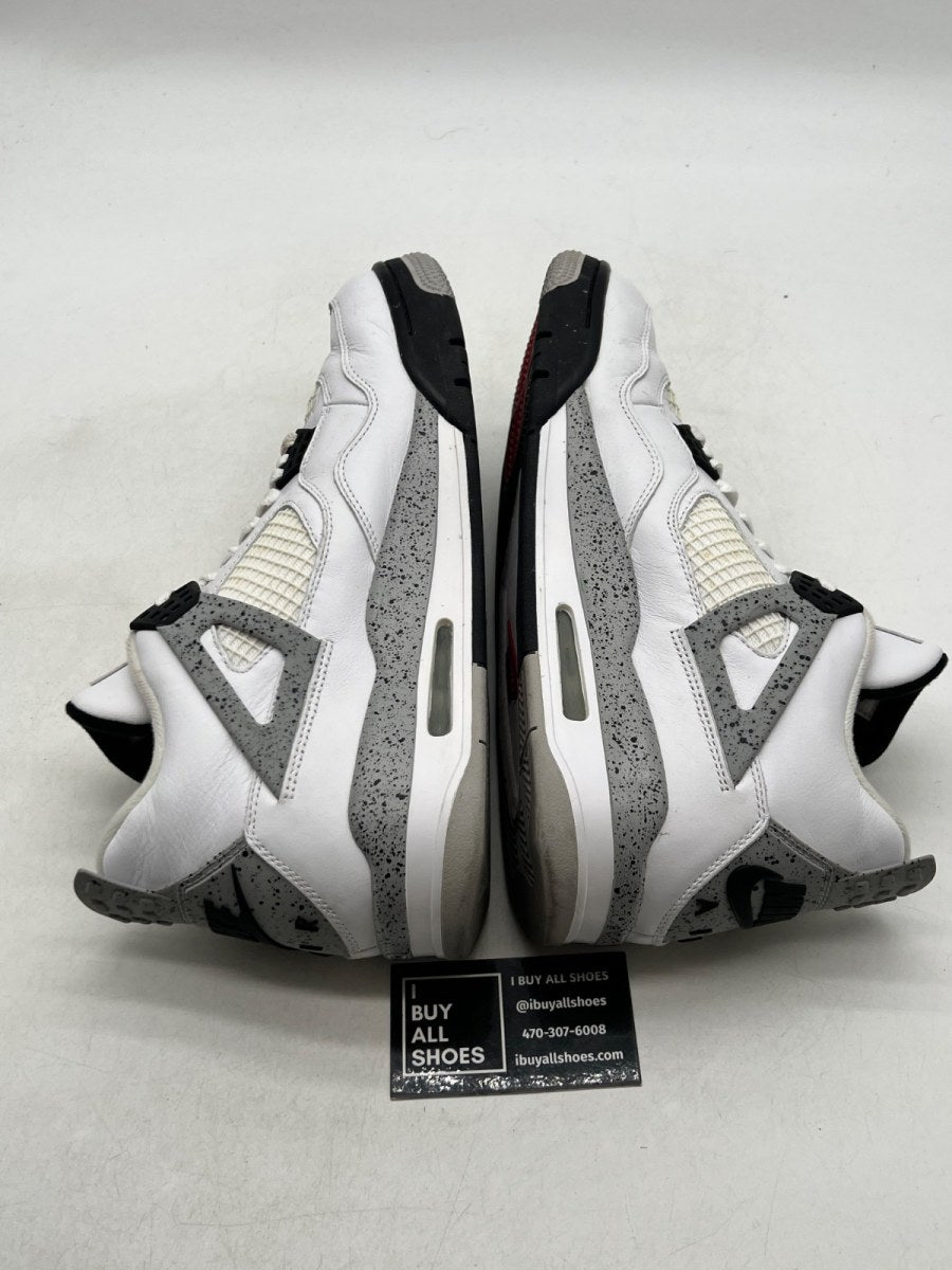 Jordan 4 Retro White Cement (2016) 12 (Moderately Worn Pre-Owned) - Image 8