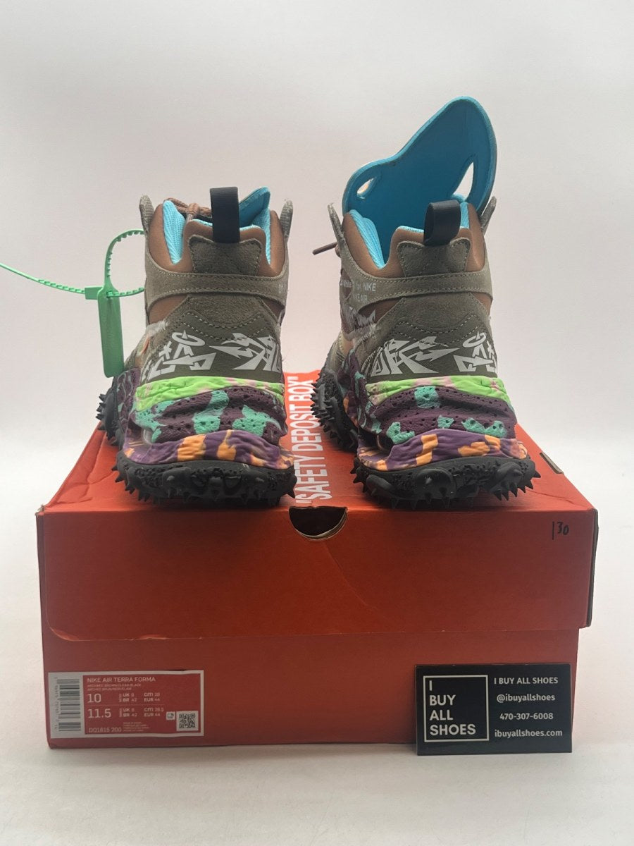 Nike Air Terra Forma Off-White Mantra Orange 10 (Lightly Worn Pre-Owned) - Image 3