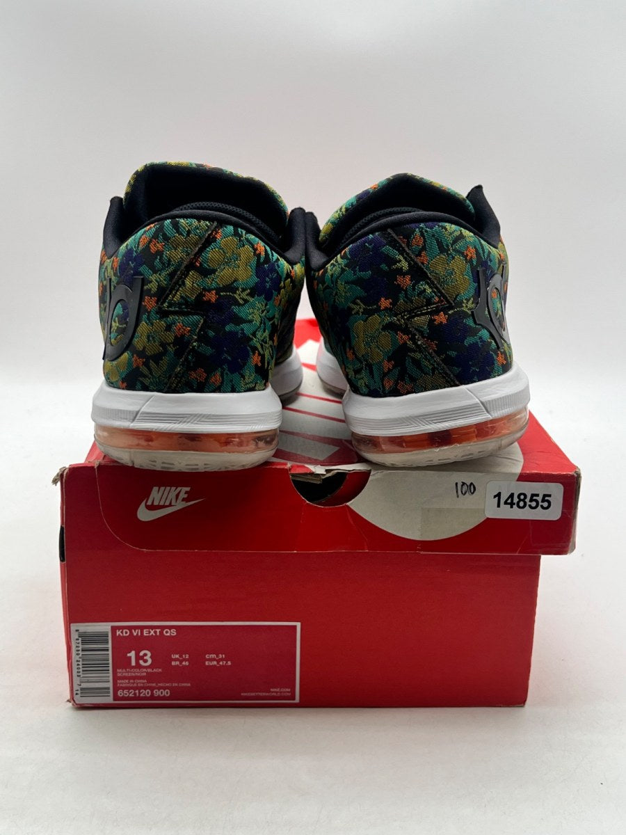 Nike KD 6 EXT Floral 13 (Lightly Worn Pre-Owned)NikeMulti Color/Black - Image 6