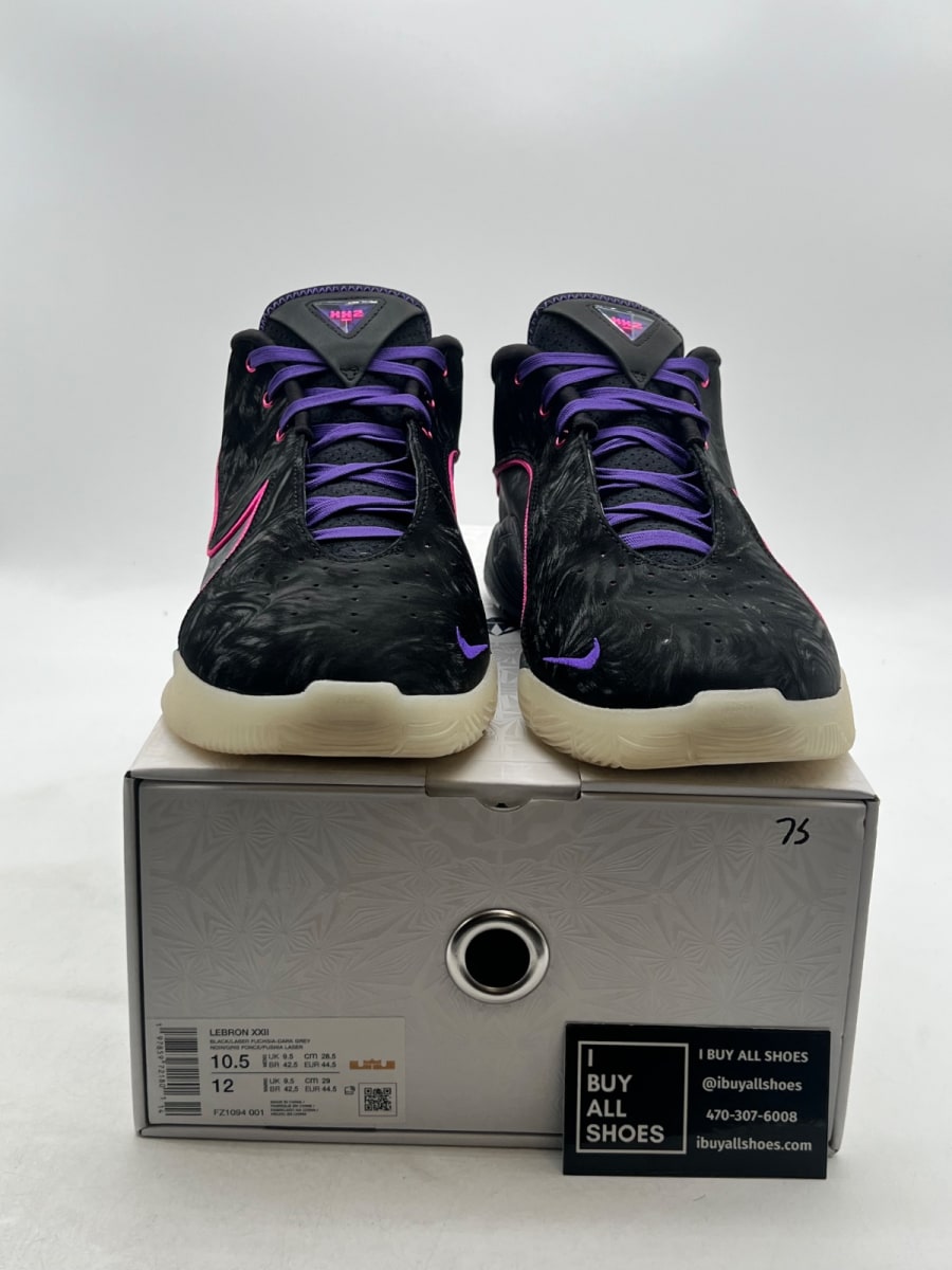 Nike LeBron 22 Blacklight 10.5 (Lightly Worn Pre-Owned) - Image 2