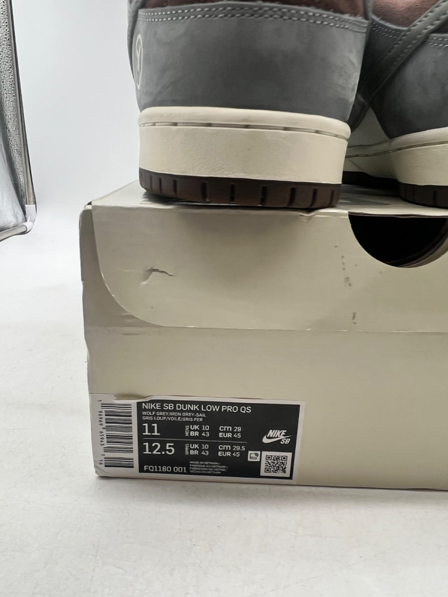 Nike SB Dunk Low Yuto Horigome 11 (Lightly Worn Pre-Owned)NikeWolf Grey/Iron Grey/Sail - Image 6