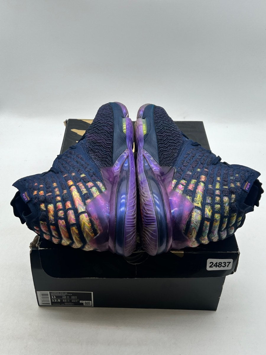 Nike LeBron 17 Monstars 11 (Lightly Worn Pre-Owned)NikeNavy Heather/Multi-Color-Black - Image 9