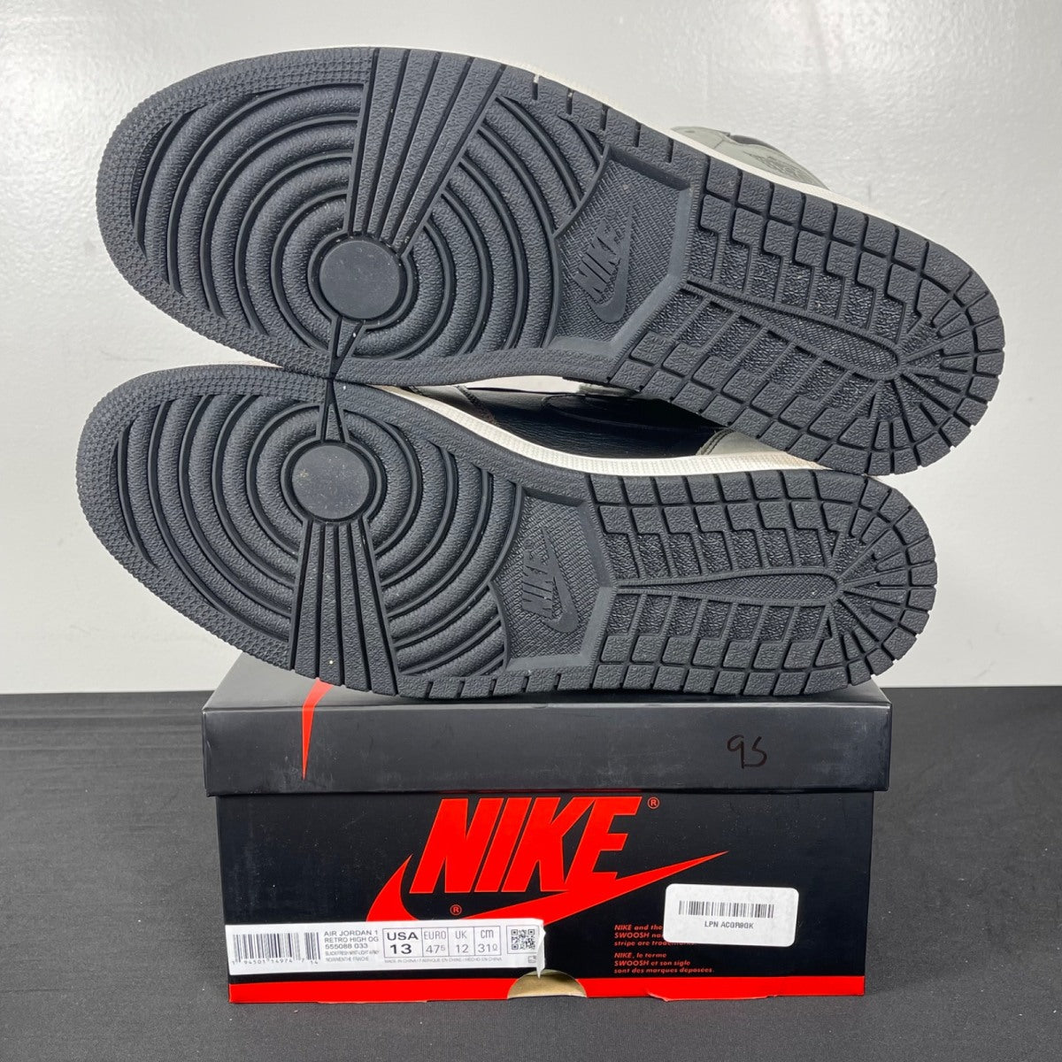 Jordan 1 Retro High Light Army Rust Shadow Patina 13 (Moderately Worn Pre-Owned)JordanBlack/Grey-Rust - Image 5