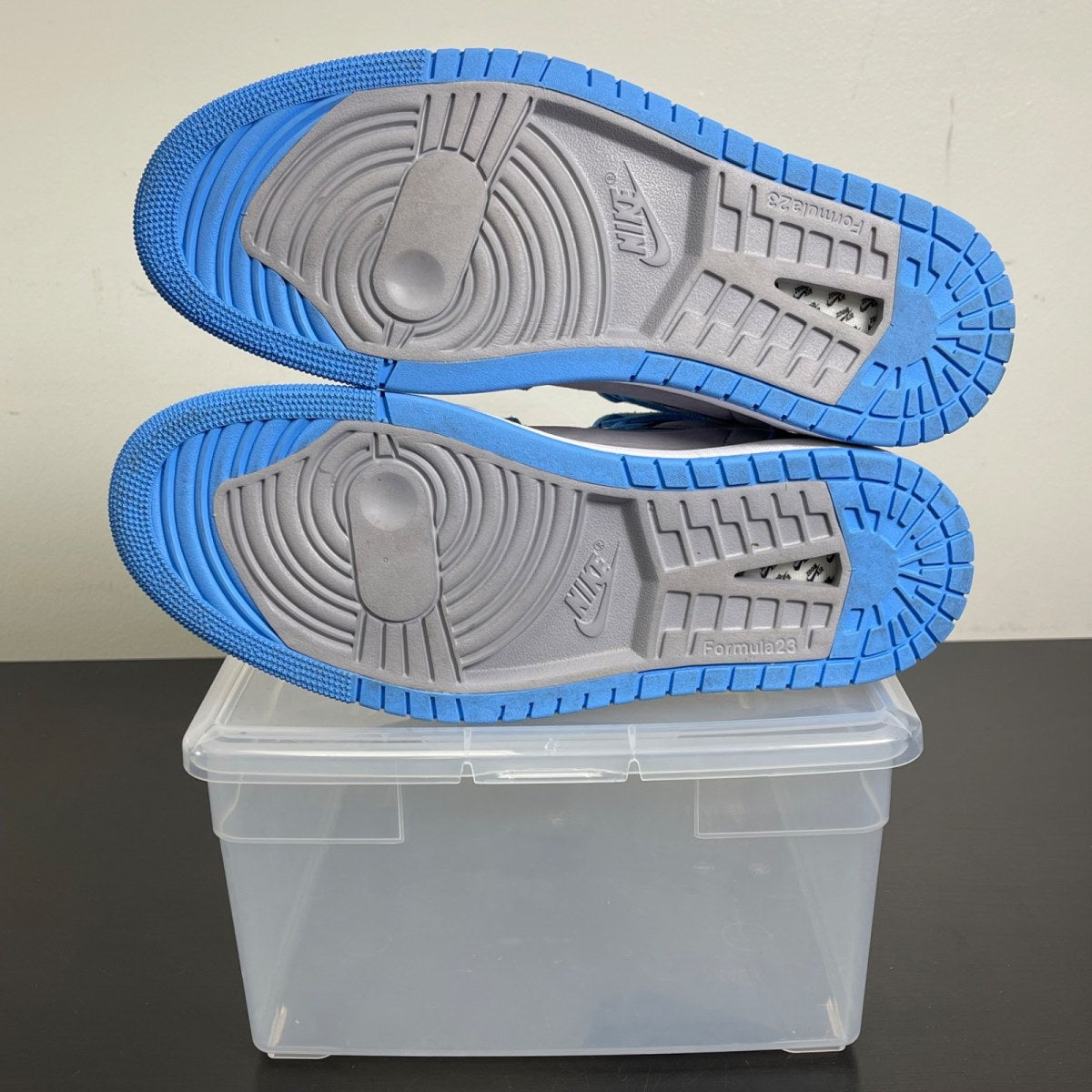 Jordan 1 High Zoom Air CMFT 2 Cement University Blue 10 (Moderately Worn Pre-Owned)JordanCement Grey/University Blue/White - Image 5