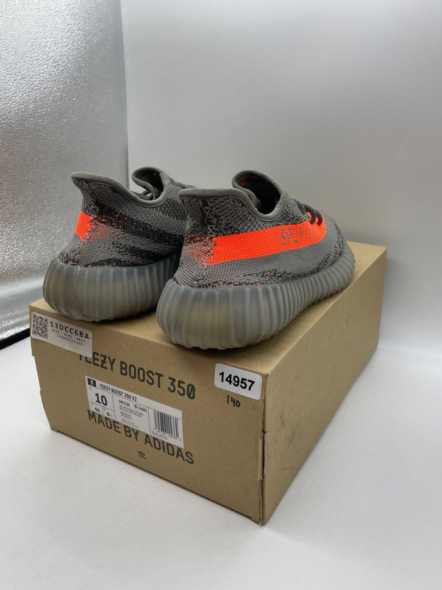 adidas Yeezy Boost 350 V2 Beluga Reflective 10 (Moderately Worn Pre-Owned)adidasReflective/Steeple Grey/Solar Red - Image 5
