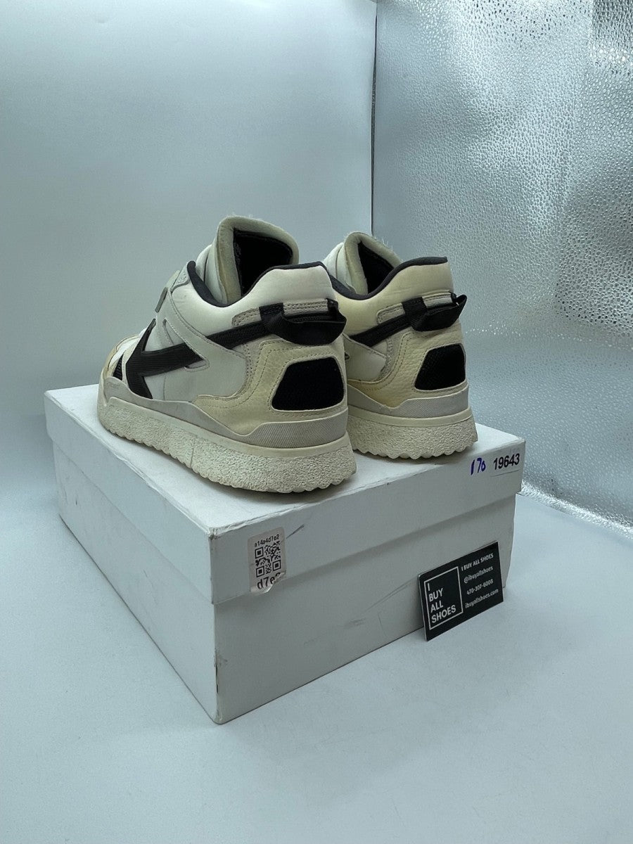 OFF-WHITE Sponge Mid Top White Black 45 (Moderately Worn Pre-Owned) - Image 4