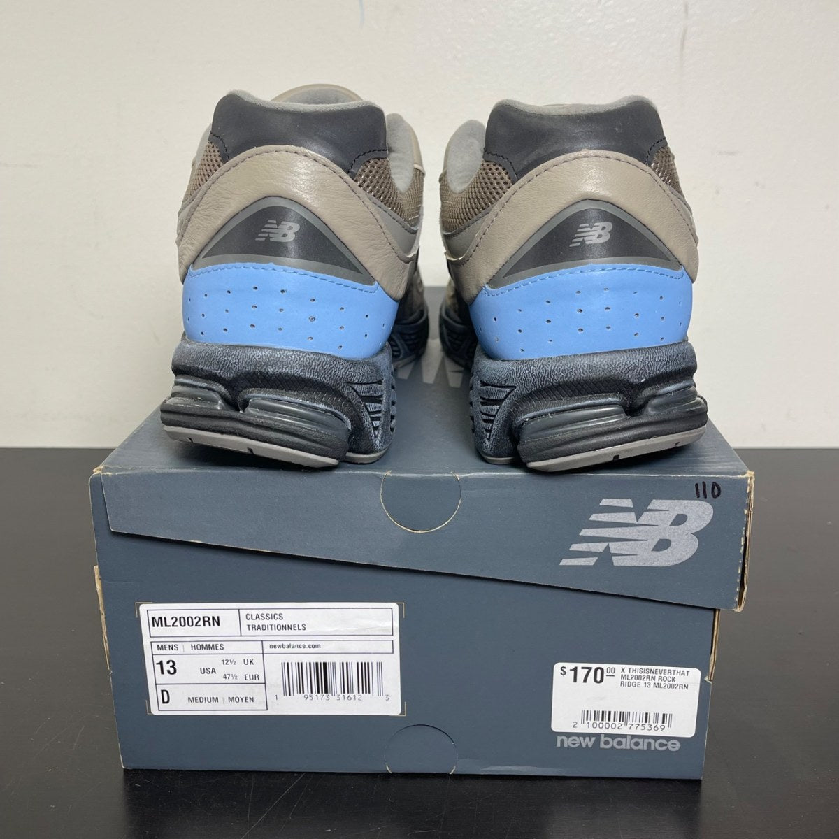 New Balance 2002R thisisneverthat Light Brown 13 (Moderately Worn Pre-Owned)New BalanceLight Brown/Black - Image 4