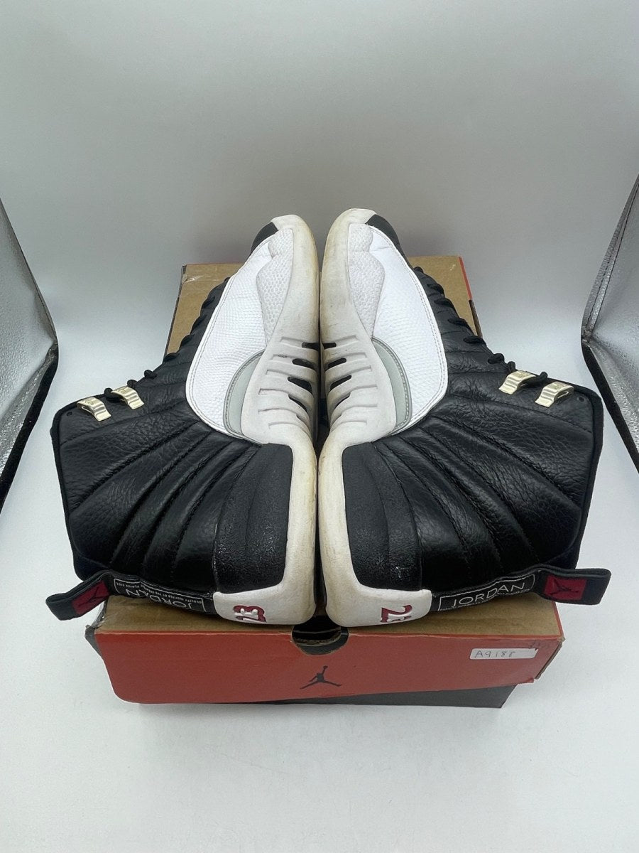 Jordan 12 Retro Playoffs (2022) 10.5 (Moderately Worn Pre-Owned)JordanBlack/Varsity Red-White - Image 6