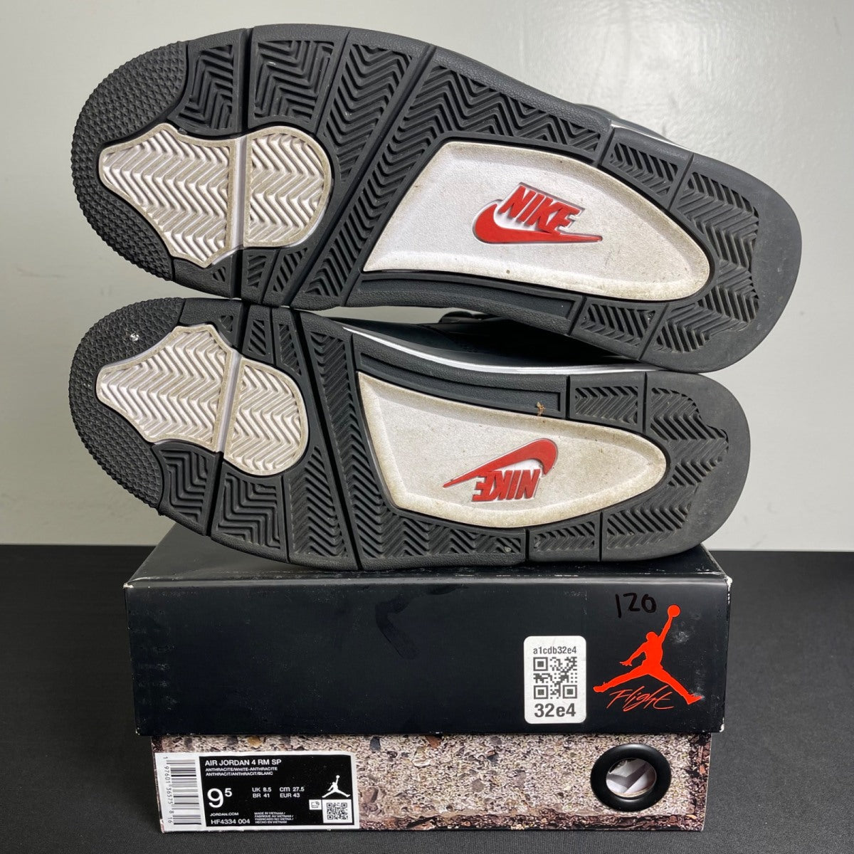 Jordan 4 RM SP Nigel Sylvester Driveway Grey (Size 9.5) - Image 5