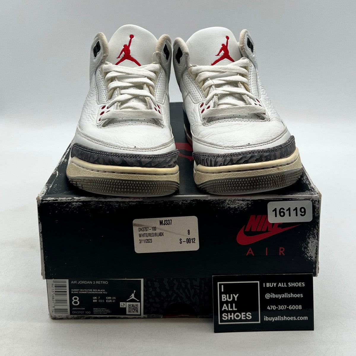 Jordan 3 Retro White Cement Reimagined - Image 2