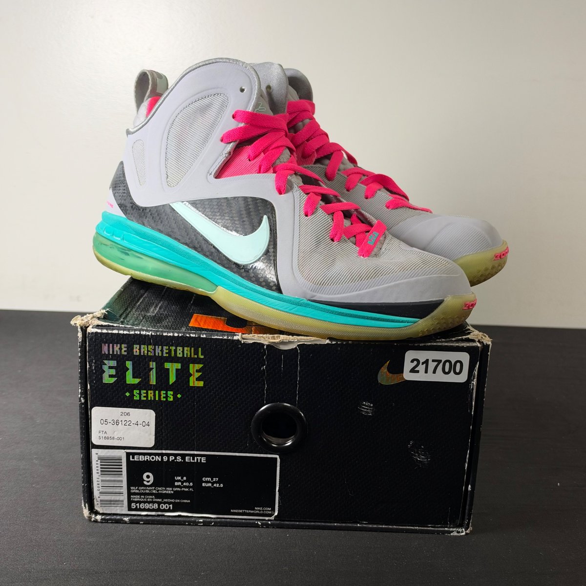 Nike LeBron 9 PS Elite South Beach (Size 9) - Image 1