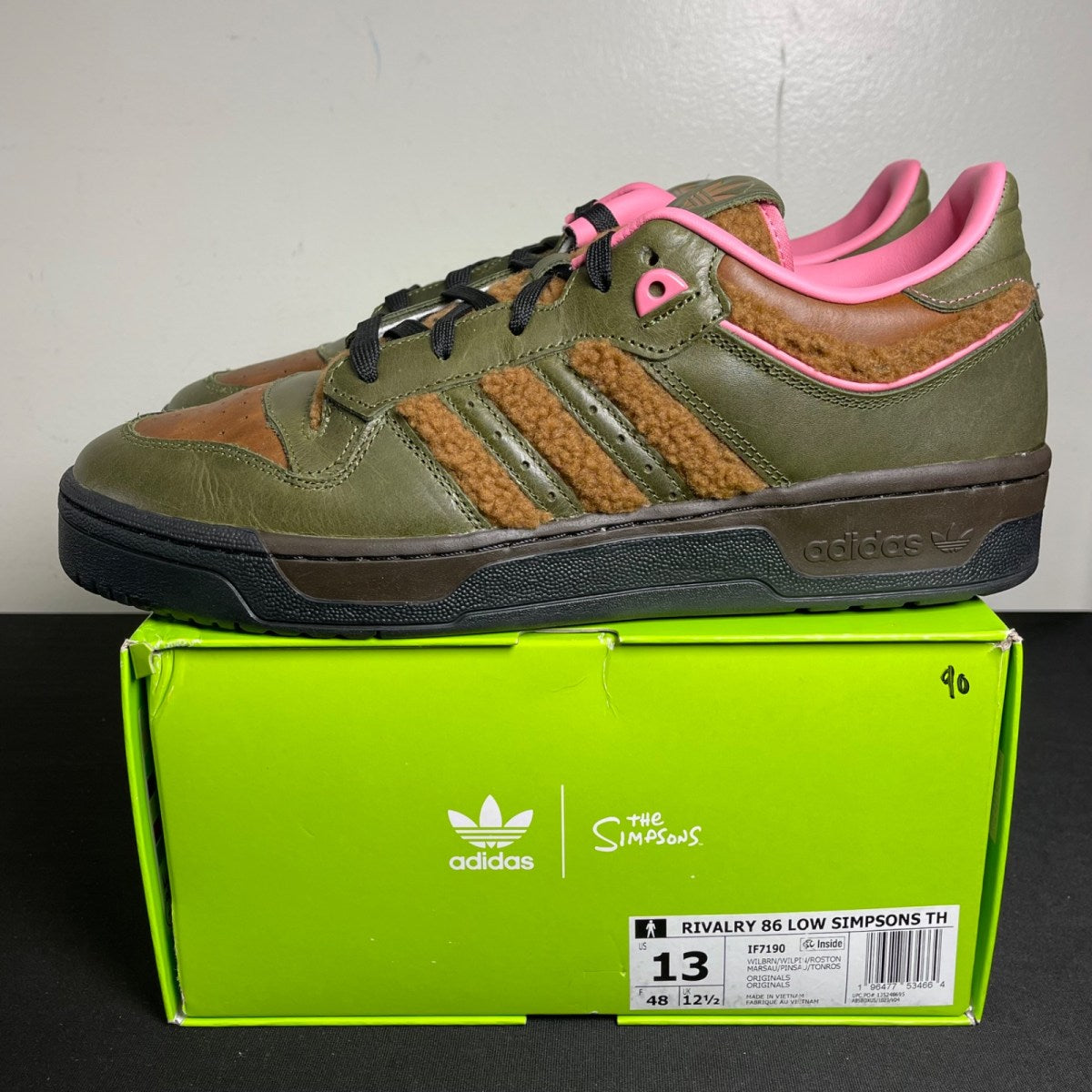 adidas Rivalry 86 Low The Simpsons Werewolf Flanders (Size 13) - aux