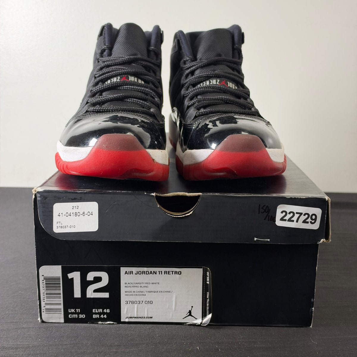 Jordan 11 Retro Playoffs (2012) (Size 12) - Image 2