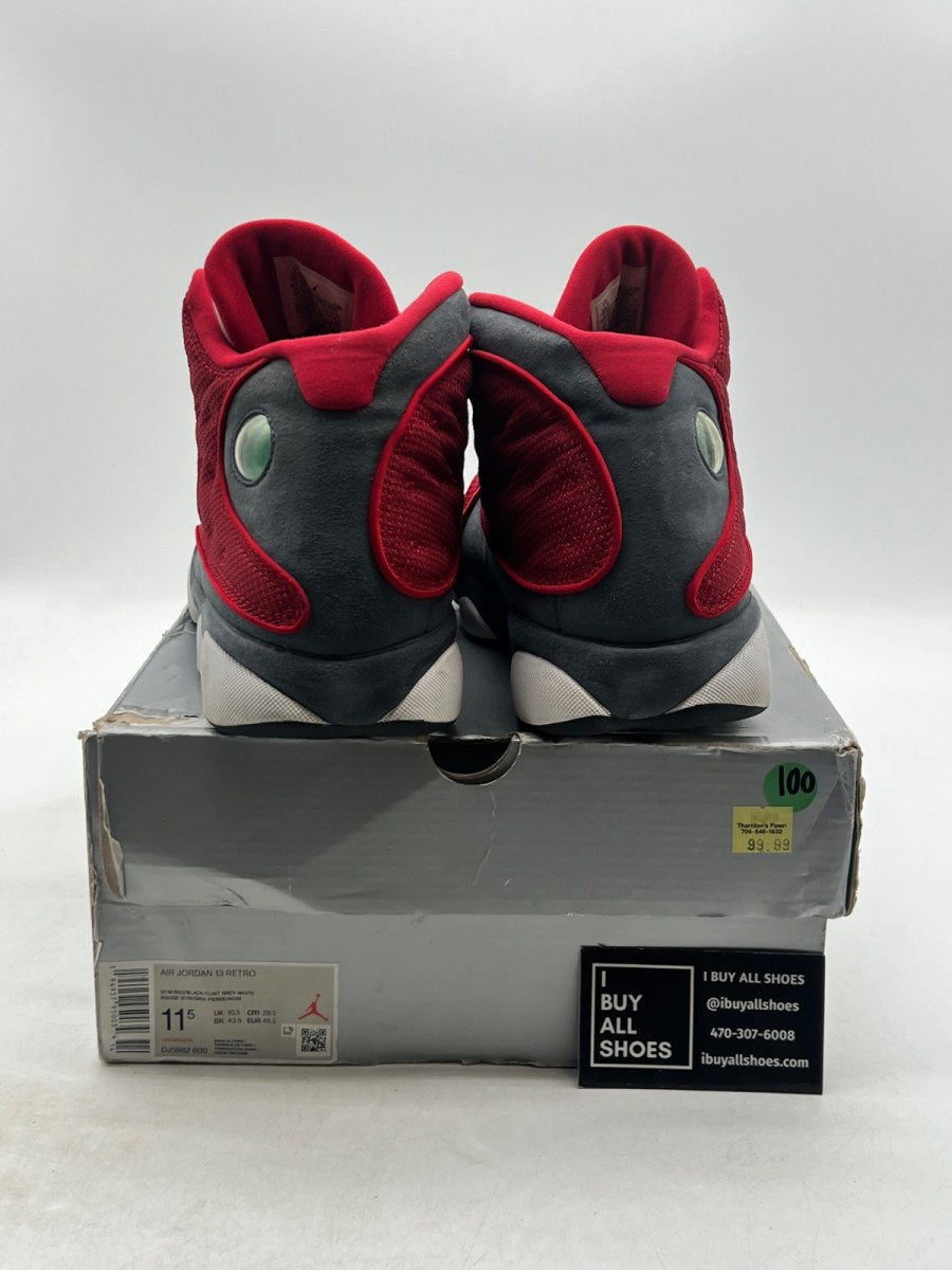 Jordan 13 Retro Gym Red Flint Grey 11.5 (Heavily Worn Pre-Owned) - Image 3